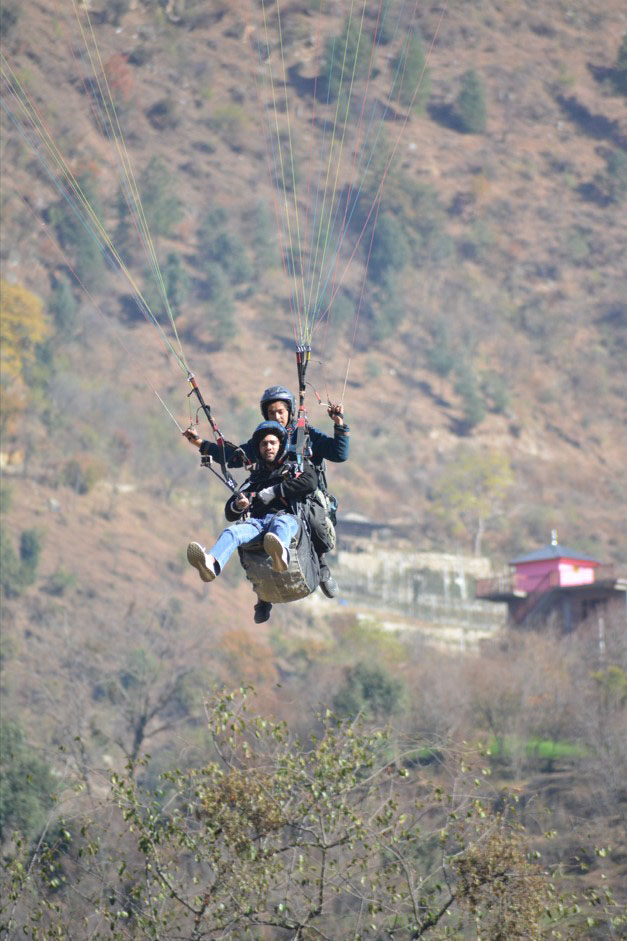 Paragliding Air Shot