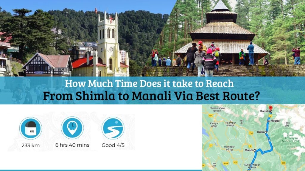 Shimla to Manali best route
